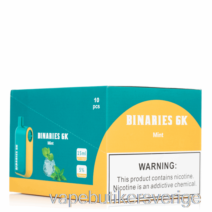 Vape Sverige [10-pack] Horizon Binärer 6k 6000 Disponibel